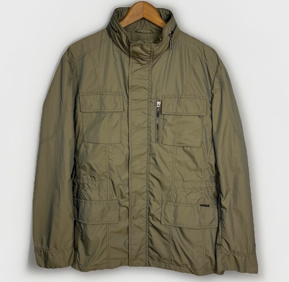 Moorer Verona Manolo KM Field Jacket Men’s L/50 Khaki Polyamide Made In Italy
